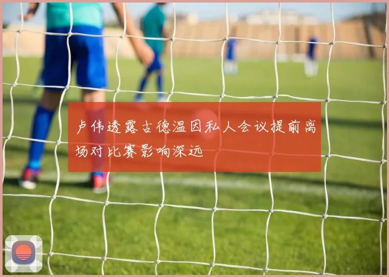 卢伟透露古德温因私人会议提前离场对比赛影响深远